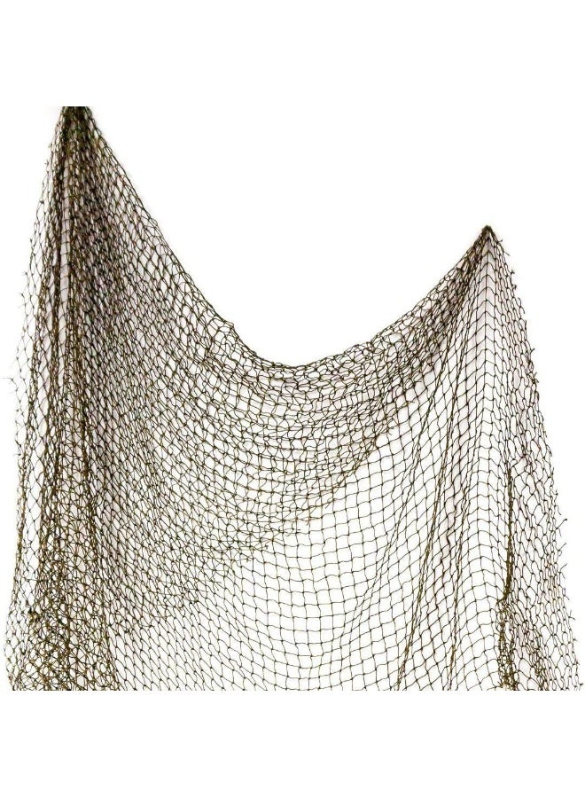 Nautical Crush Trading Fishing Net - 1 Pack of 5' X 10' - Fishing Net Décor - Decorative Fishing Net Wall Decor - Nautical Fish Net - Fishing Net Decoration - Fish Net Decorative - Fishnet Décor - Sea Netting Décor - Image 1
