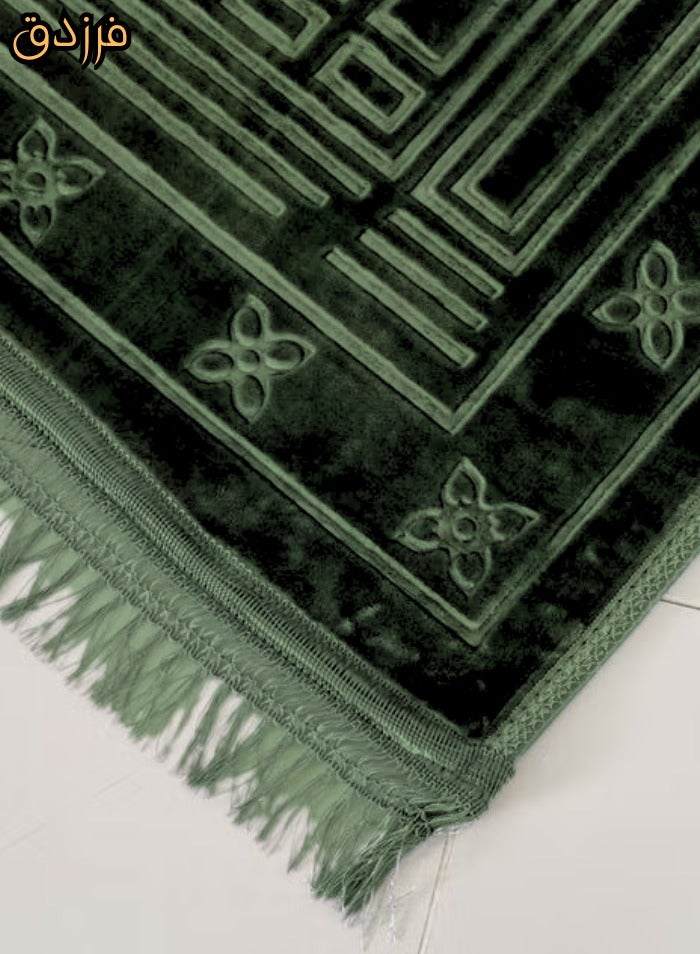 Home Box Farazdaq prayer rug, cotton material, comfortable lining, Random color, - Image 3