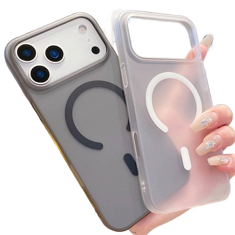 MagSafe Case | PC | Shockproof Cover for iPhone 16 / 16 Plus / 16 Pro / 16 Pro Max | Gray | Drop Protection - Image 2