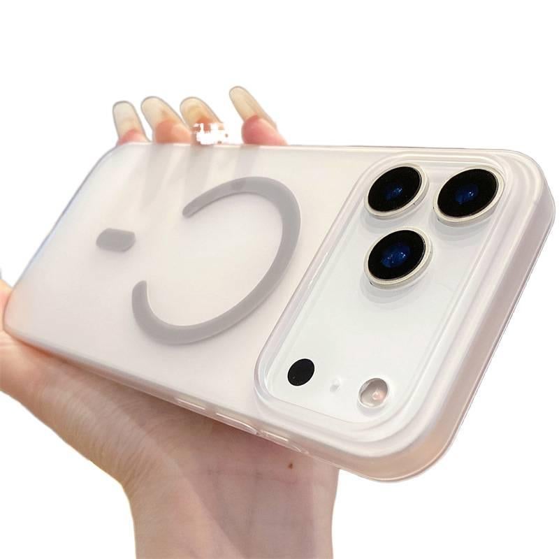 MagSafe Case | PC | Shockproof Cover for iPhone 16 / 16 Plus / 16 Pro / 16 Pro Max | Gray | Drop Protection - Image 1