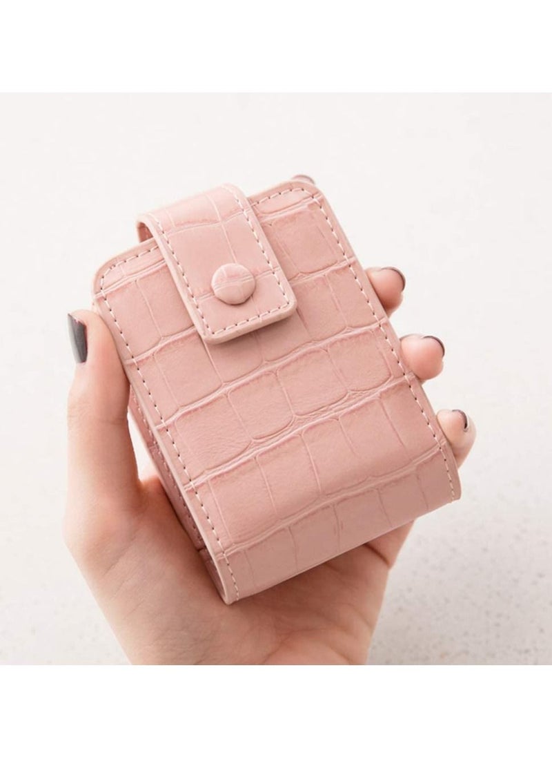 C&W - Pink Lipstick Bag with Mirror - Image 1