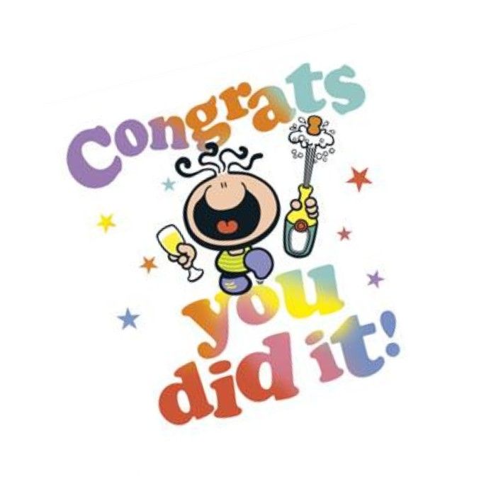 UK Greetings Bubblegum Blank Congratulations You Did It Greeting Card - Image 2