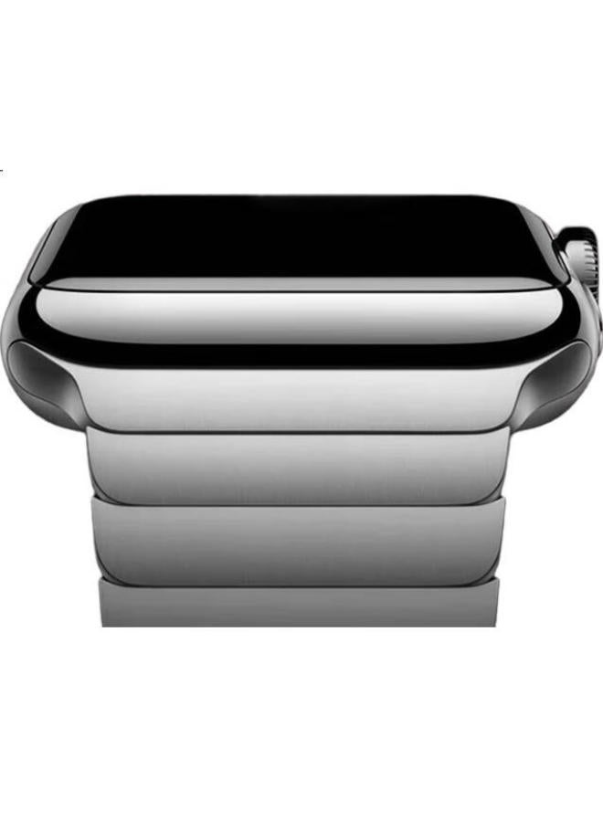 BHO Compatible Apple Watch Band For Apple Watch Series 10, Ultra2 Link Bracelet For Iwatch Series 9/8/7/6/Se Stainless Steel Metal Watch Band - Image 2