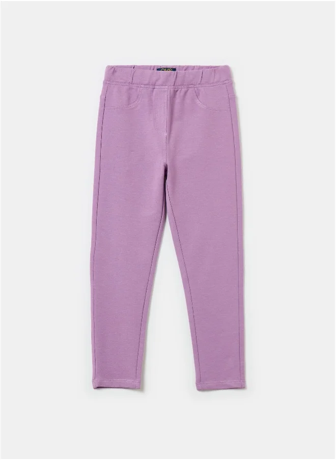 او في اس Treggings in organic cotton
