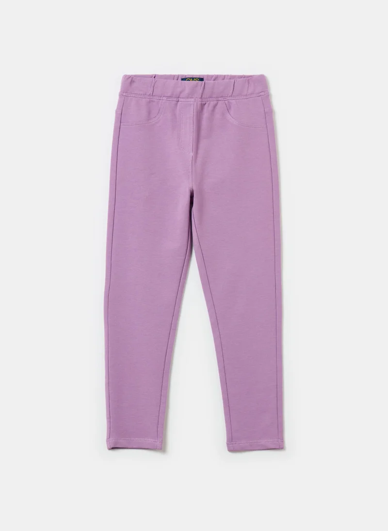 او في اس Treggings in organic cotton