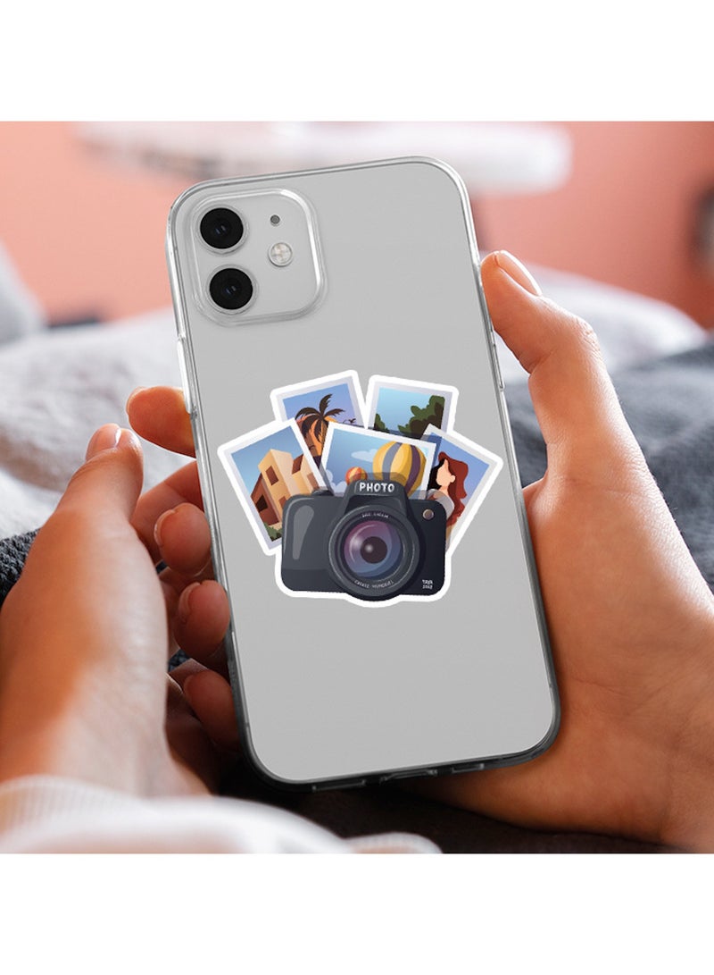 ORAINBOW Sticker Set of 50 PCS Decals Bundle Around The World for Luggage Water Bottles Laptop Vinyl for Passport Cover Waterproof Travel Collection for Planner - Image 4