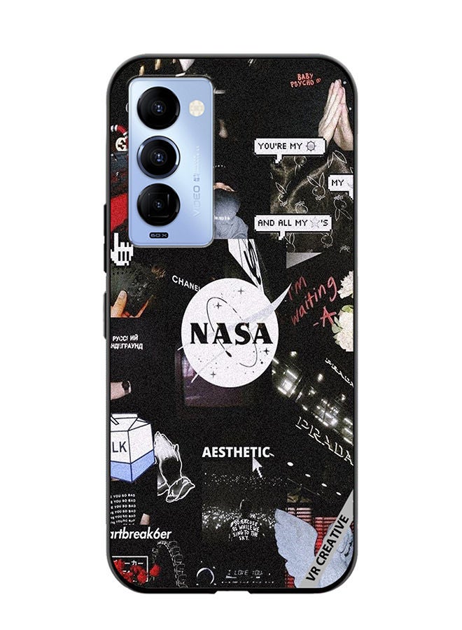 VR CREATIVE Protective Case Cover For Tecno Camon 18/18 P Nasa Design Multicolour - Image 1