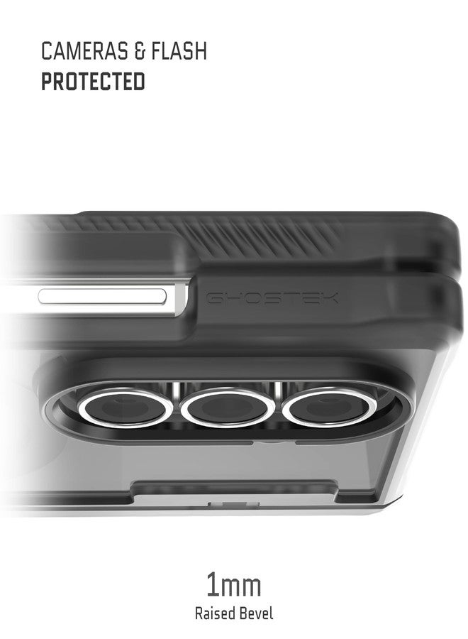 جوستك جراب Ghostek Covert Clear Fold 7 مع مسند مدمج، وMagSafe، وحماية كاملة للمفصلات، مصمم لهاتف Samsung Galaxy Z Fold7 (8 بوصة) موديل 2025 (لون دخاني مطفي). - Image 4