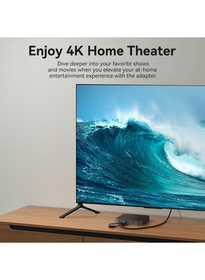 VENTION HDMI-A Male to DP Male HD Cable 1.5M Black Model - Image 4