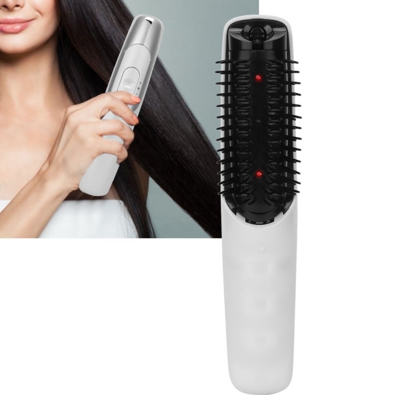 Portable Electric Hair Massager: ABS Material, Vibration & Infrared Tech, Negative Ion Function - Compact Hair Growth Comb for Home Travel Hair Care & Gift Giving - Image 5