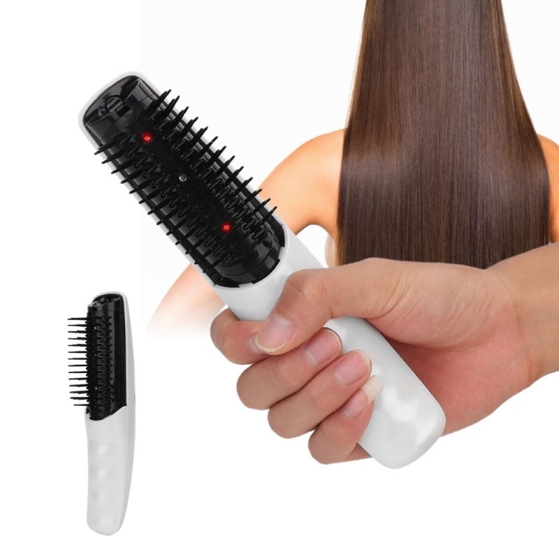 Portable Electric Hair Massager: ABS Material, Vibration & Infrared Tech, Negative Ion Function - Compact Hair Growth Comb for Home Travel Hair Care & Gift Giving - Image 1