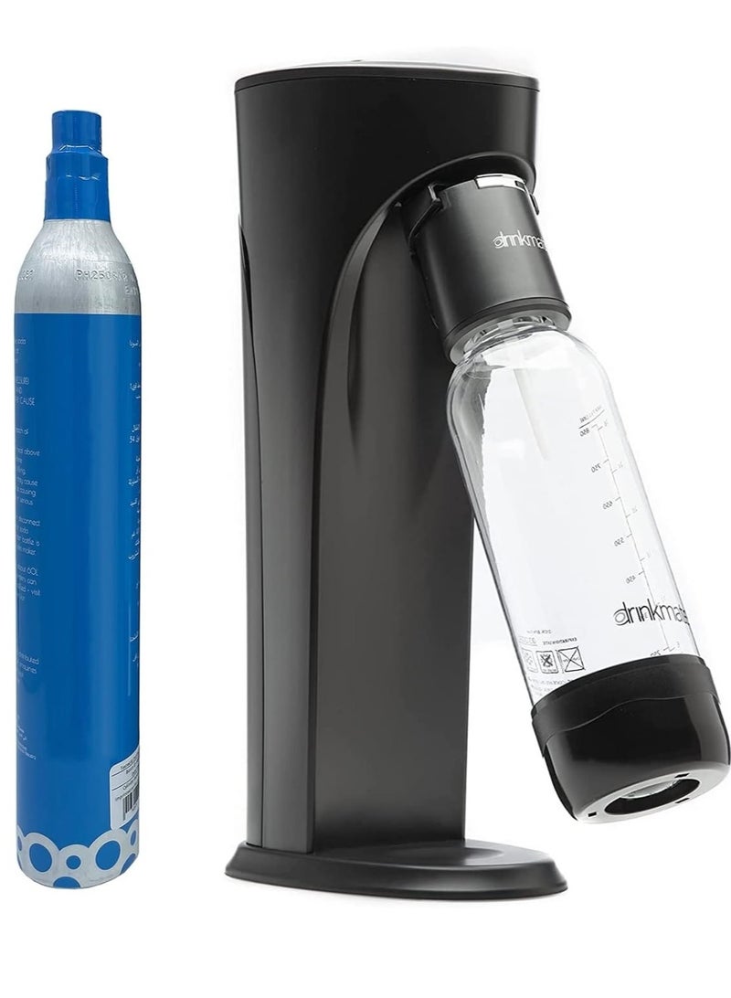 درينك مايت الة DrinkMate لتصنيع الصودا والمشروبات الغازية (اسود) - Image 2