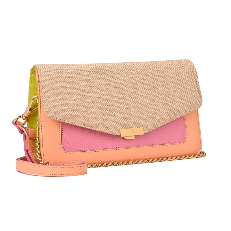 Carmen Steffens Crossbody Bag Straw and Color