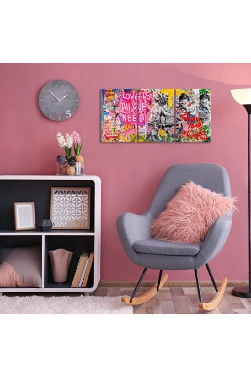 KAWAHONE Banksy Graffiti Wall Art - Love is All We Need - Image 3