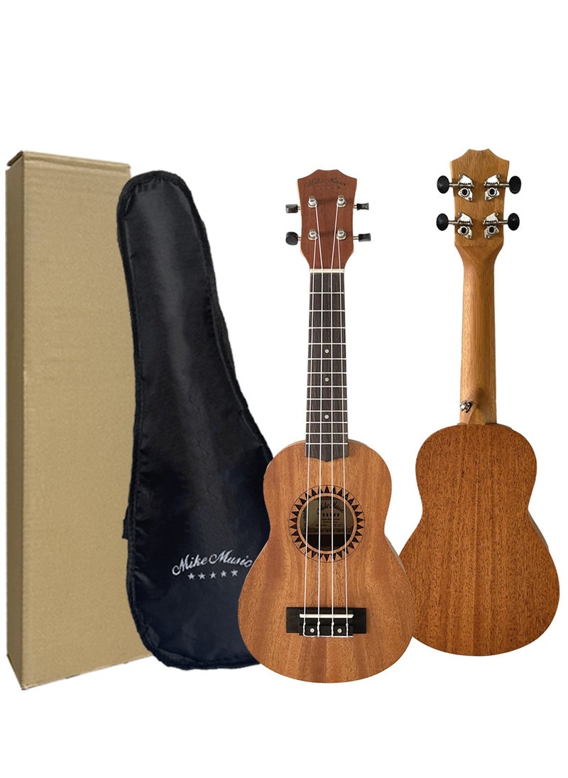 Mike Music Peach wood ukulele with bag (natural)  - Image 1