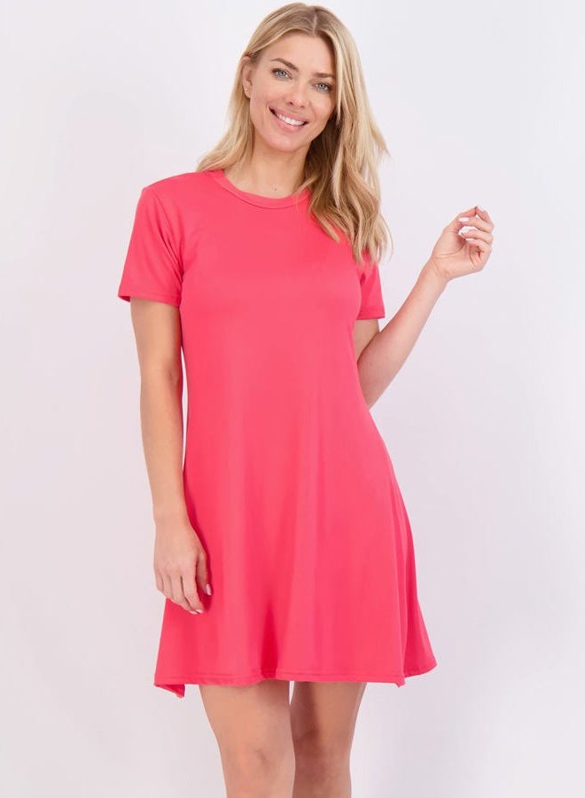 REALESSENTIALS 3 Pack: Womens Shirt Dress Summer Dresses for Women Spring Maxi Midi Short Sleeve Tshirt T Shirt Casual T-Shirt Sun Sundress Semi Formal Flowy Cute Fashion Trendy Comfy Wrap Date Night - Set 1, M - Image 2