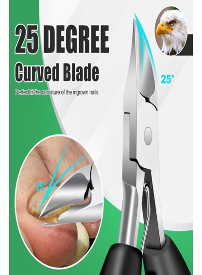 GJNL 5-in-1 Heavy duty Seniors Thick Nails Clippers Set - Image 2