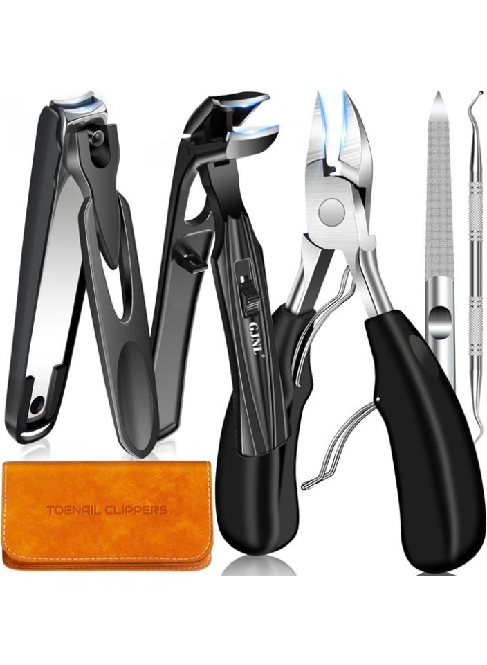 GJNL 5-in-1 Heavy duty Seniors Thick Nails Clippers Set - Image 1