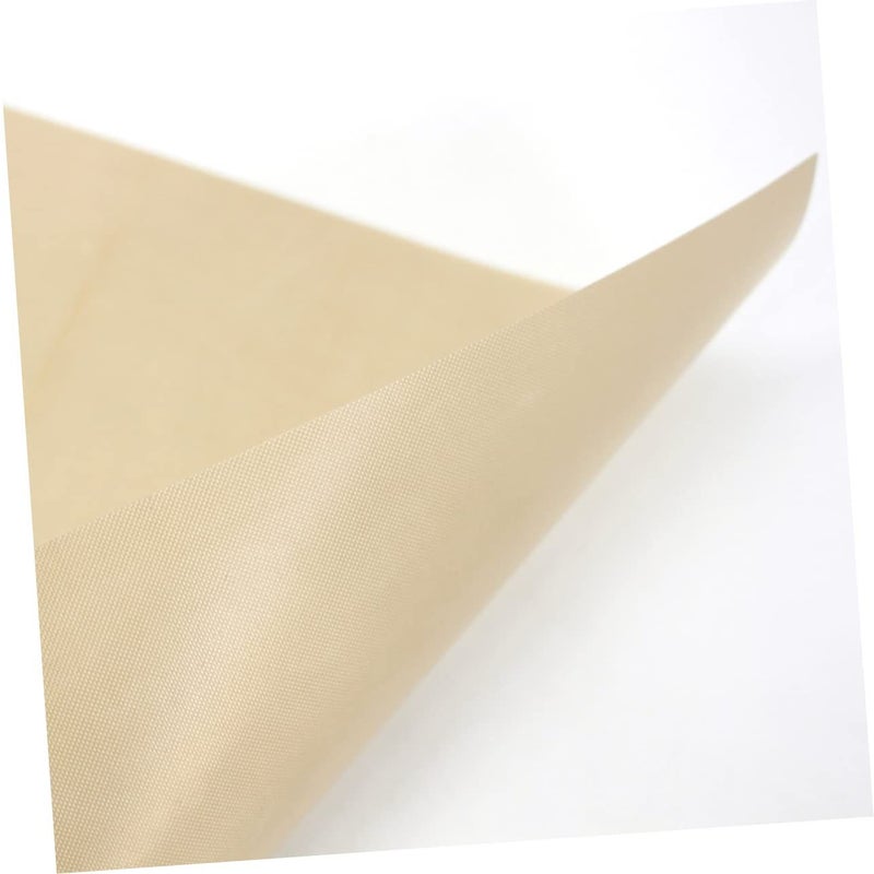 Beige Gas Stove Burner Cover Non Stick Hob Liner Oven Liner Pad With Precut Hole Large - Image 5