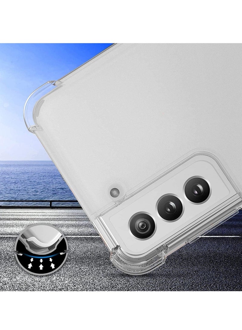 MIGOFAST Samsung Galaxy S22 Plus Clear Cover Case soft TPU Transparent Silicone Gel Back Protective Case shock Absorbent Added Corner Edges - Image 2