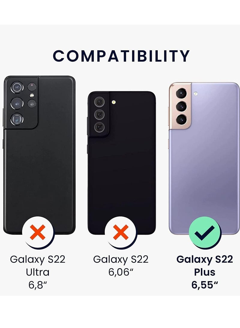 MIGOFAST Samsung Galaxy S22 Plus Clear Cover Case soft TPU Transparent Silicone Gel Back Protective Case shock Absorbent Added Corner Edges - Image 4