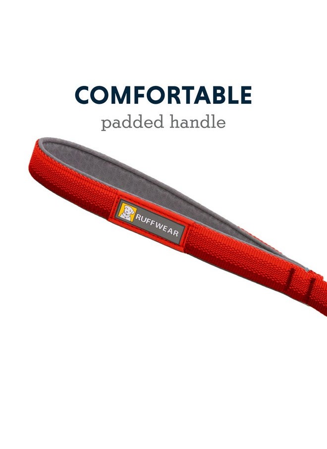 RUFFWEAR Ruffwear, Front Range Dog Leash, 5 ft Lead with Padded Handle for Everyday Walking, Red Canyon  - Image 5