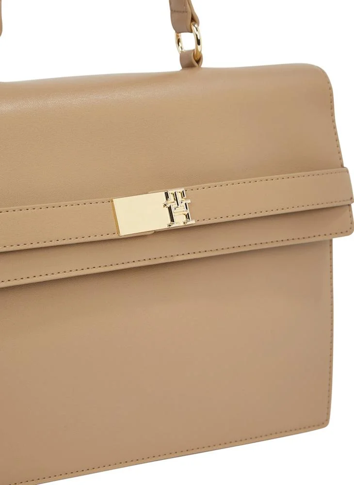 TOMMY HILFIGER Logo Detail Zip Over Tote