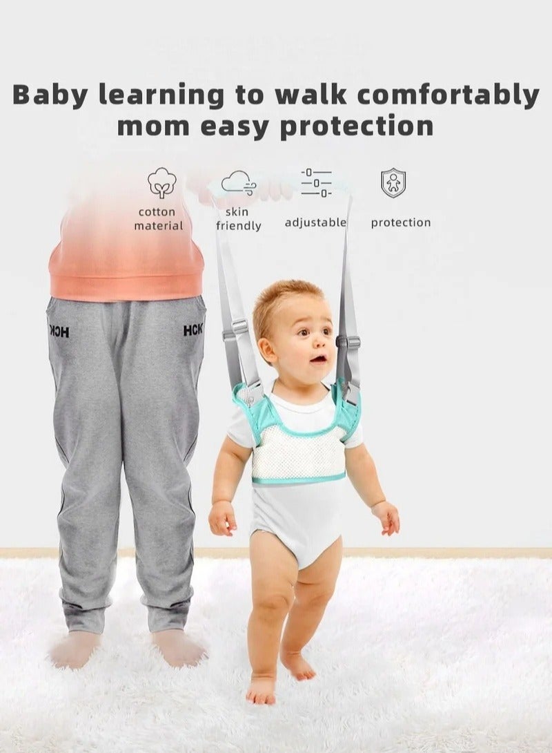 DOOKOO Adjustable Baby Walking Harness With 1 Infant Anti Lost Wrist Link and 2 Knee Pads, Breathable Toddler Harnesses Assistant Belt For Learning Walk Easy-to-Wear to Boys Girls  - Image 1