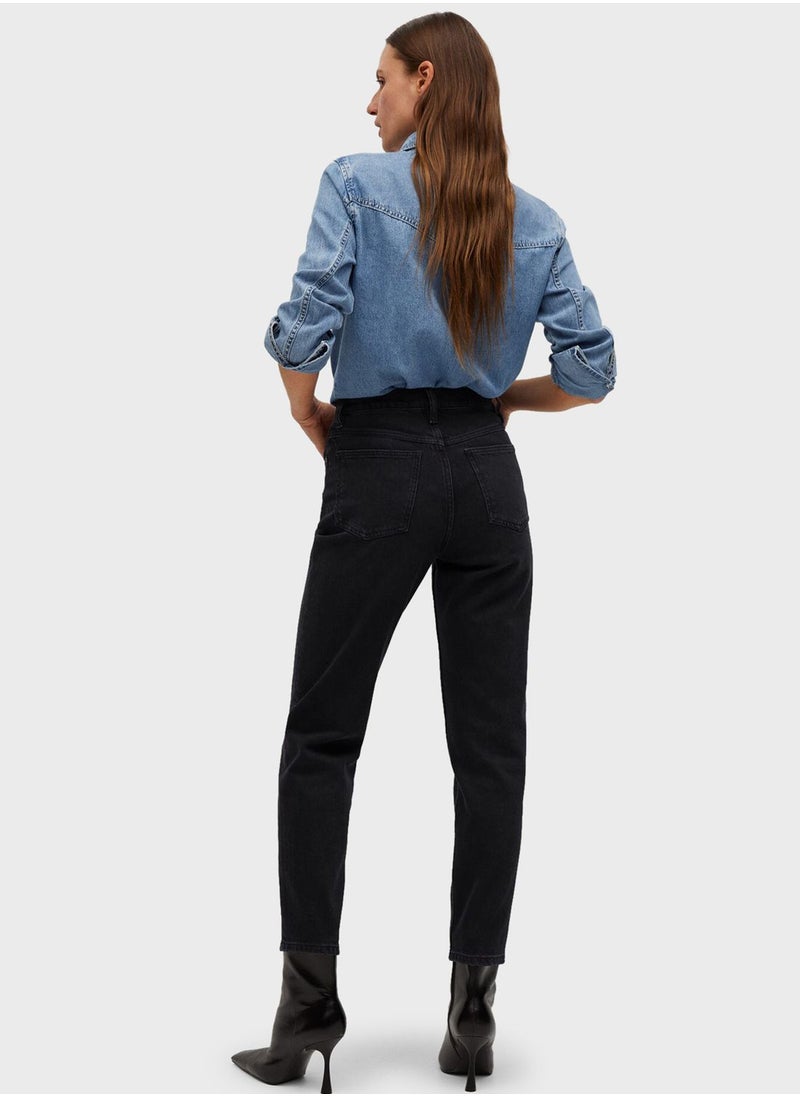 MANGO - High Waist Skinny Jeans - Image 1