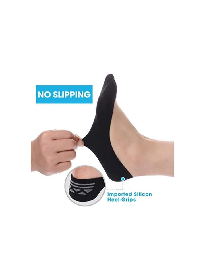 DeloPik Ultra Low Cut No Show Socks Women Non Slip Liner Socks Hidden Invisible(12pair) - Image 3