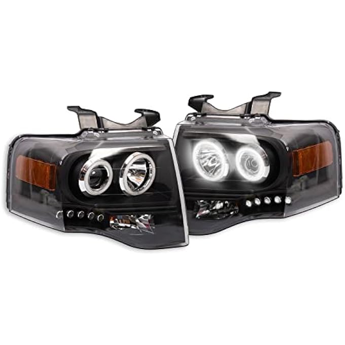 TRQ Performance Headlight Set Fits 20072013 Ford Expedition - Image 2