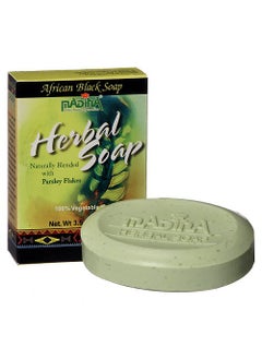 Madina Madina Herbal African Black Soap with Parsley Flakes 3.5 Ozx6 