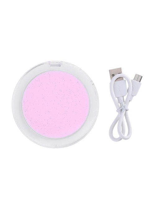 Portable LED Cosmetic Mirror USB Makeup Mirror with 3X Magnifying