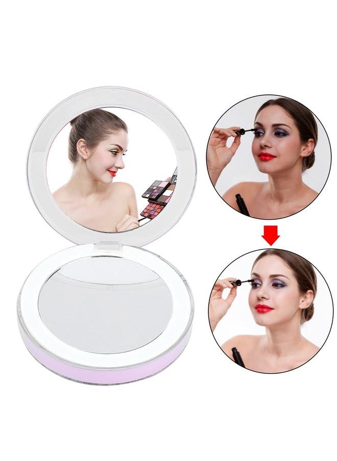 Thoraya Portable LED Cosmetic Mirror USB Makeup Mirror with 3X Magnifying  - Image 5