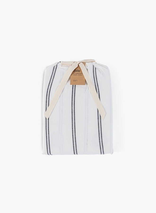 2XL Home Curtain Zele White-Black 130X350cm - Image 2