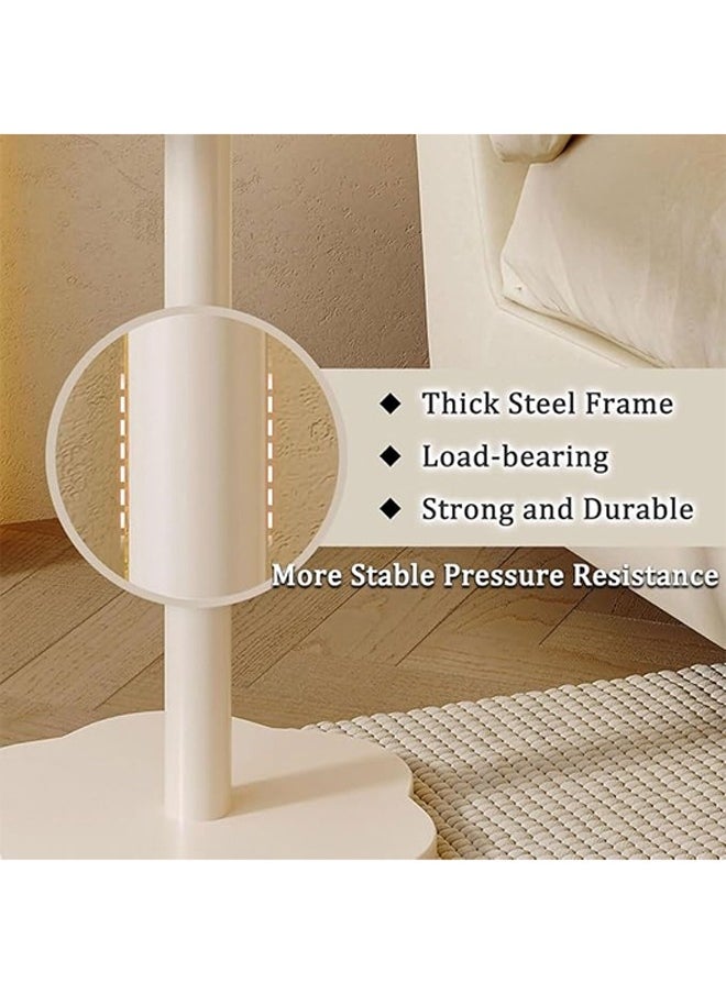 keke - Modern Shaped Small End Table With Narrow Oval Design Stable Structure Ideal For Sofa Side Bedroom Home Office And Coffee Table - Image 1