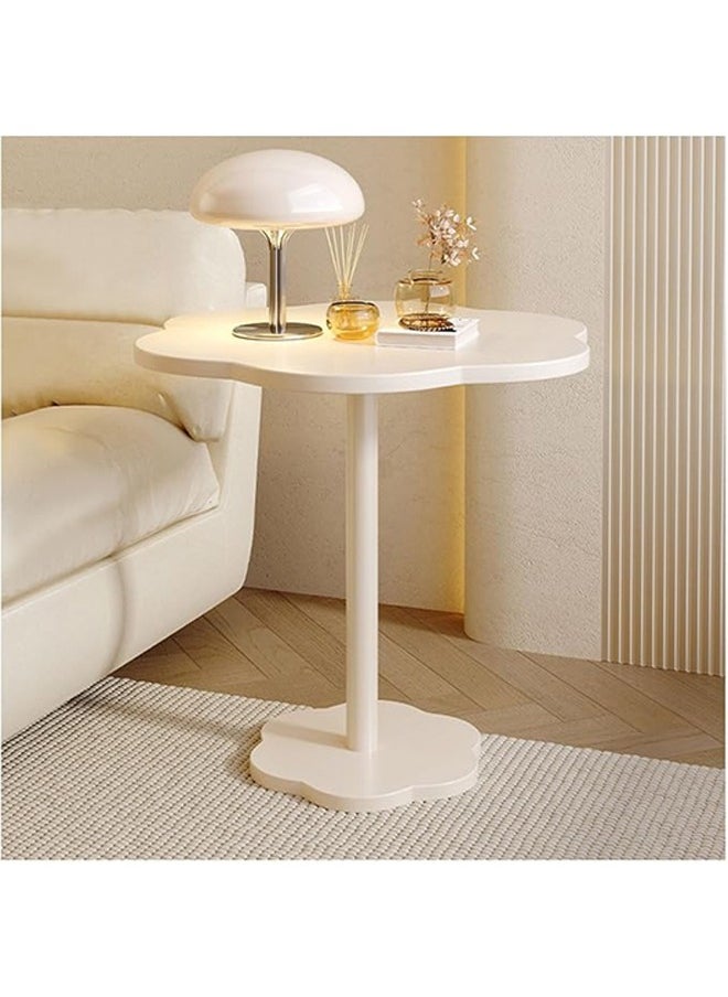 keke Modern Shaped Small End Table With Narrow Oval Design Stable Structure Ideal For Sofa Side Bedroom Home Office And Coffee Table  - Image 1