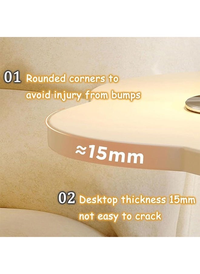 keke Modern Shaped Small End Table With Narrow Oval Design Stable Structure Ideal For Sofa Side Bedroom Home Office And Coffee Table  - Image 5