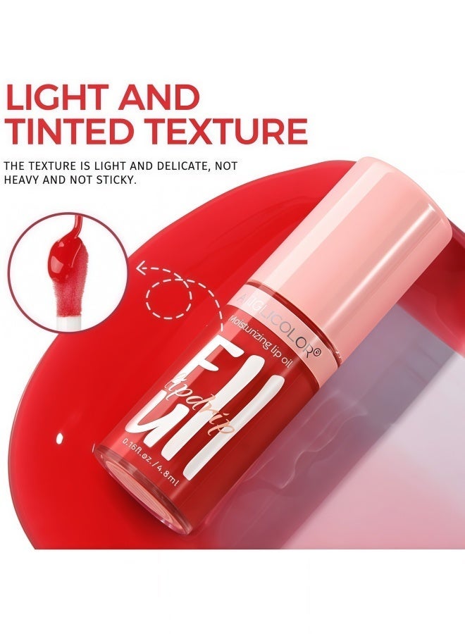 Anglicolor Women's Glossy Lip Gloss, Moisturizing and Hydrating Lipstick, Non-Greasy, Long-Lasting Makeup (#02 PANDORA) - Image 5