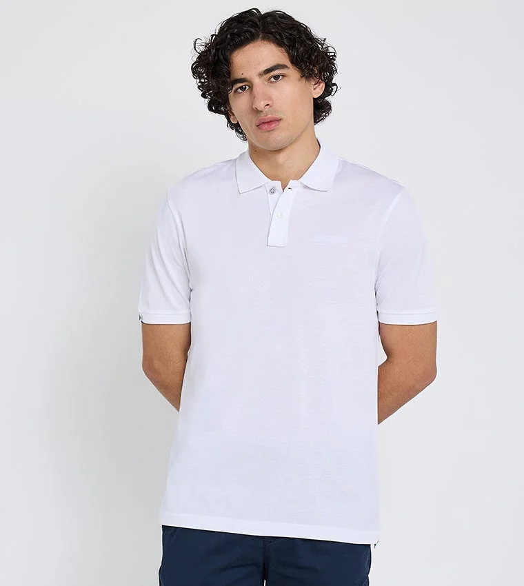 بين شيرمان Ben Sherman Men's Short Sleeve Solid Polo Tees