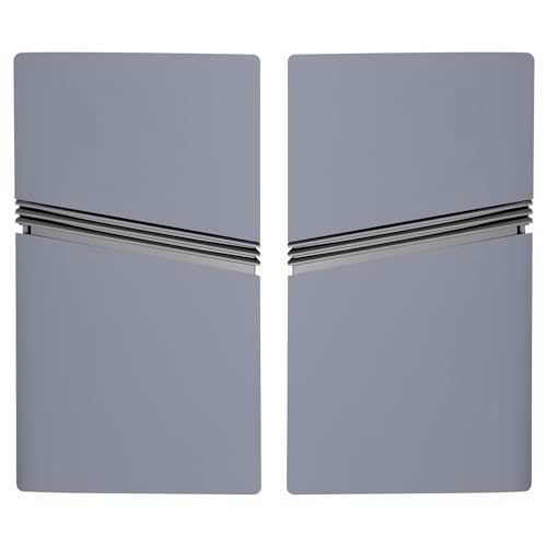 PEYANZ Faceplate for PS5 Pro (Digital Edition), Cover Plate, ABS Shell, Matt Skin, with Extra 2 Controller Silicone Covers (Grey) - Image 5