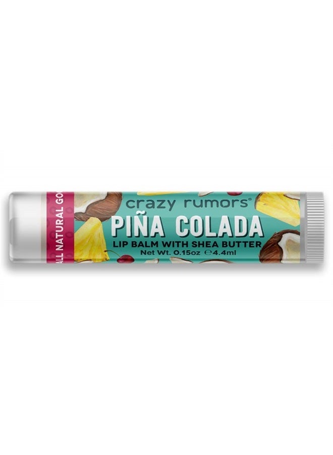crazy rumors Piña Colada Lip Balm. 100% Natural, Vegan, Plant-Based, Made in USA (1-Pack) - Image 1