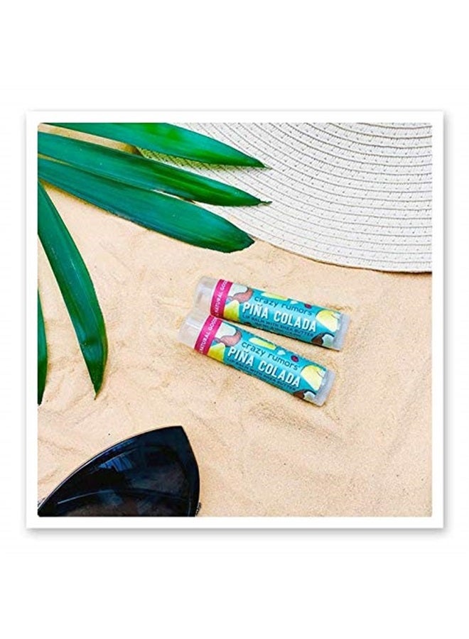 crazy rumors Piña Colada Lip Balm. 100% Natural, Vegan, Plant-Based, Made in USA (1-Pack) - Image 2