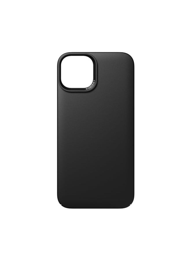 Nudient - Nudient Apple iPhone 14 Thin Case| Most Precise Ultra Slim Case, Super Lightweight, Scrath Protection, Made from Recycled Plastic, Supports Wireless QI Charging & Apple MagSafe - Ink Black - Image 1