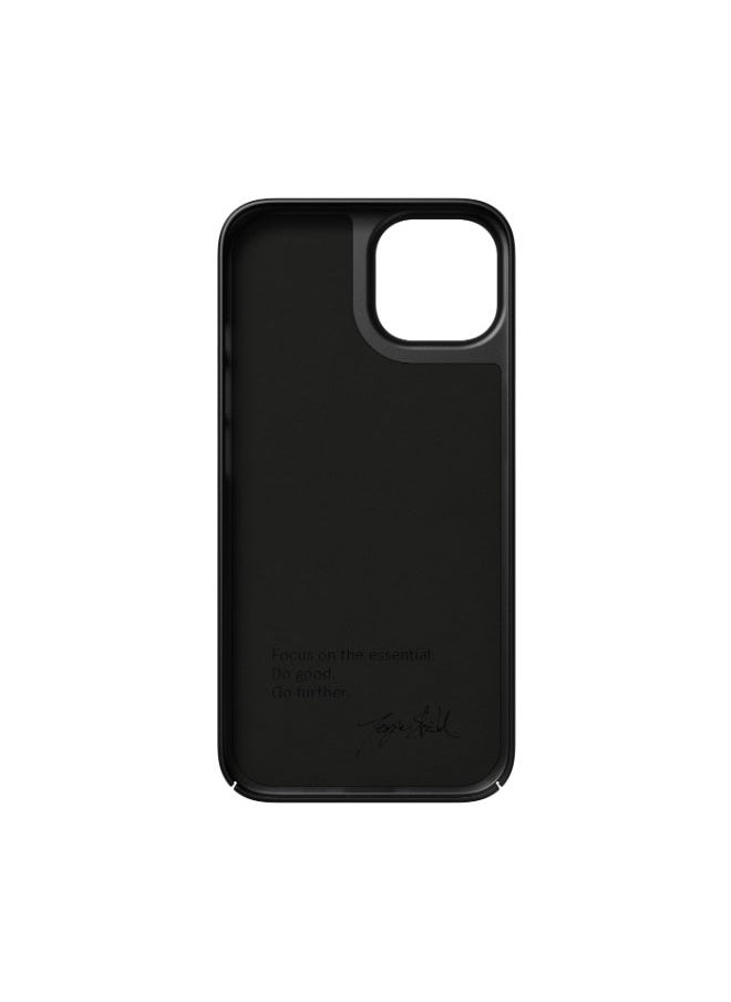 Nudient - Nudient Apple iPhone 14 Thin Case| Most Precise Ultra Slim Case, Super Lightweight, Scrath Protection, Made from Recycled Plastic, Supports Wireless QI Charging & Apple MagSafe - Ink Black - Image 1