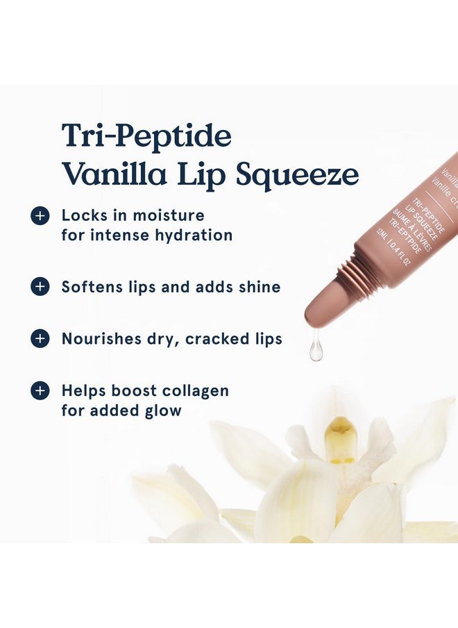 Blume - Blume Tri-Peptide Vanilla Lip Balm - Superbalm Lip Moisturizer with Shea Butter and Squalane to Deeply Hydrate & Heal Dry, Cracked Lips - Cruelty Free & Vegan Lip Plumper (0.4 Fl Oz) - Image 1