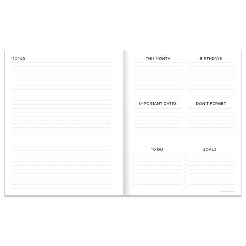 TF Publishing July 2025 - June 2026 Peaks and Valleys Medium Monthly Planner - 12 Month Academic Planner 2025-2026 with 2-Page Spreads, Monthly Calendar Grids and Planning Prompts - 6.5 in x 8 in - Image 3
