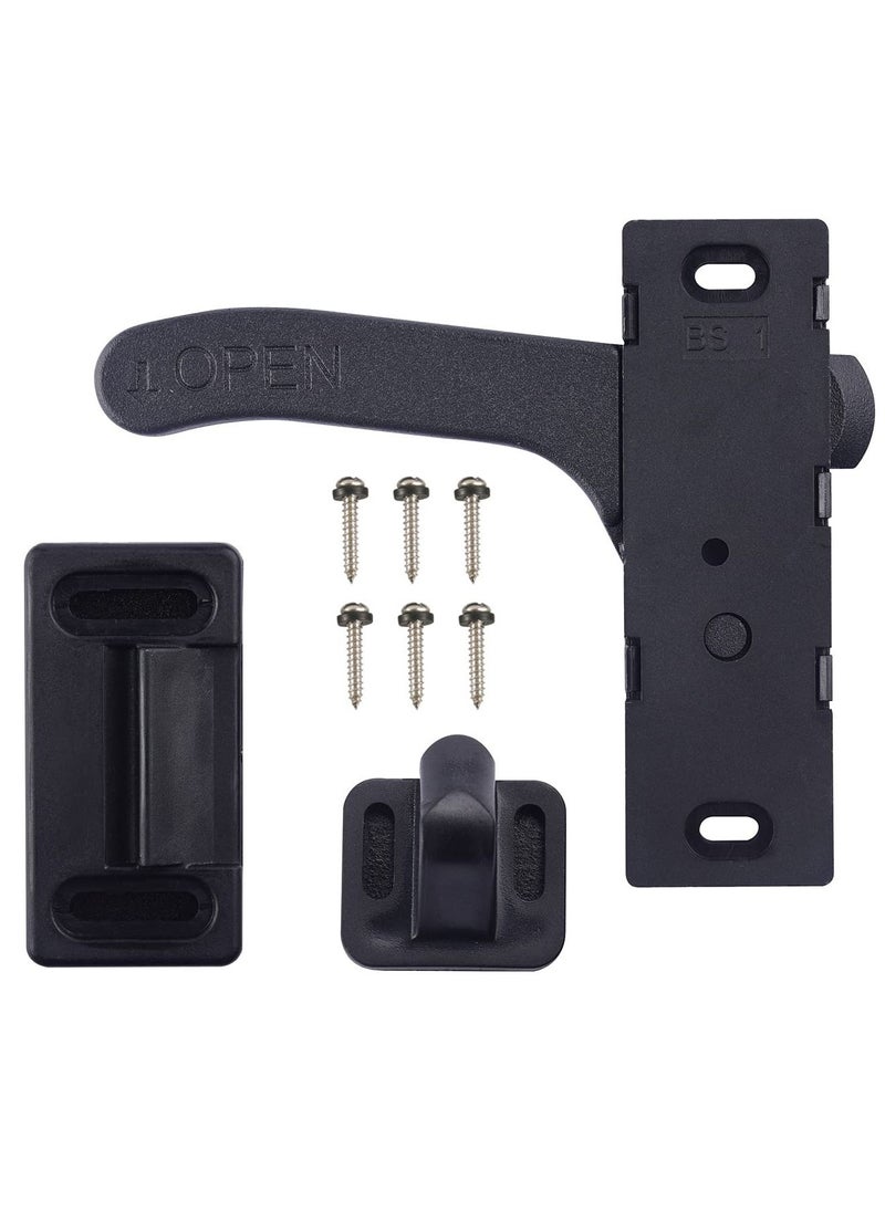 KASTWAVE RV Screen Door Latch Handle Kit, Zinc Alloy Entry Door Latch Hardware Right Hand Handle for Camper, Motorhome, Travel Trailer Right Hand  - Image 5