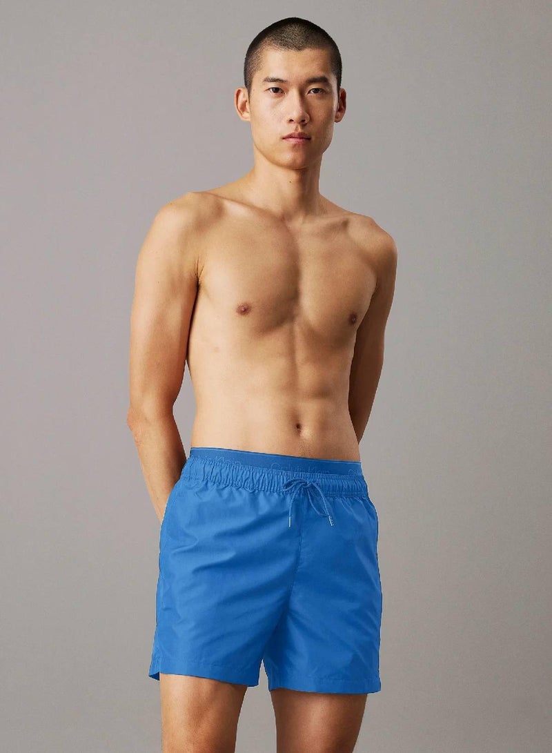 CALVIN KLEIN Double Waistband Swim Shorts - CK Meta Legacy - Image 1