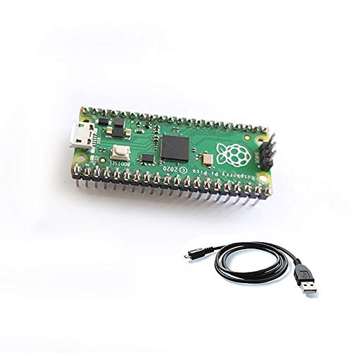 Raspberry Pi Pico with Headers All New Raspberry Pi Pico Soldered with Micro USB Cable - Image 1